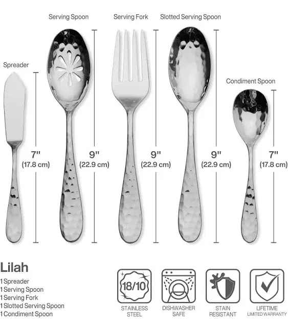 Mikasa Lilah 45 Piece Flatware Set Service for 8