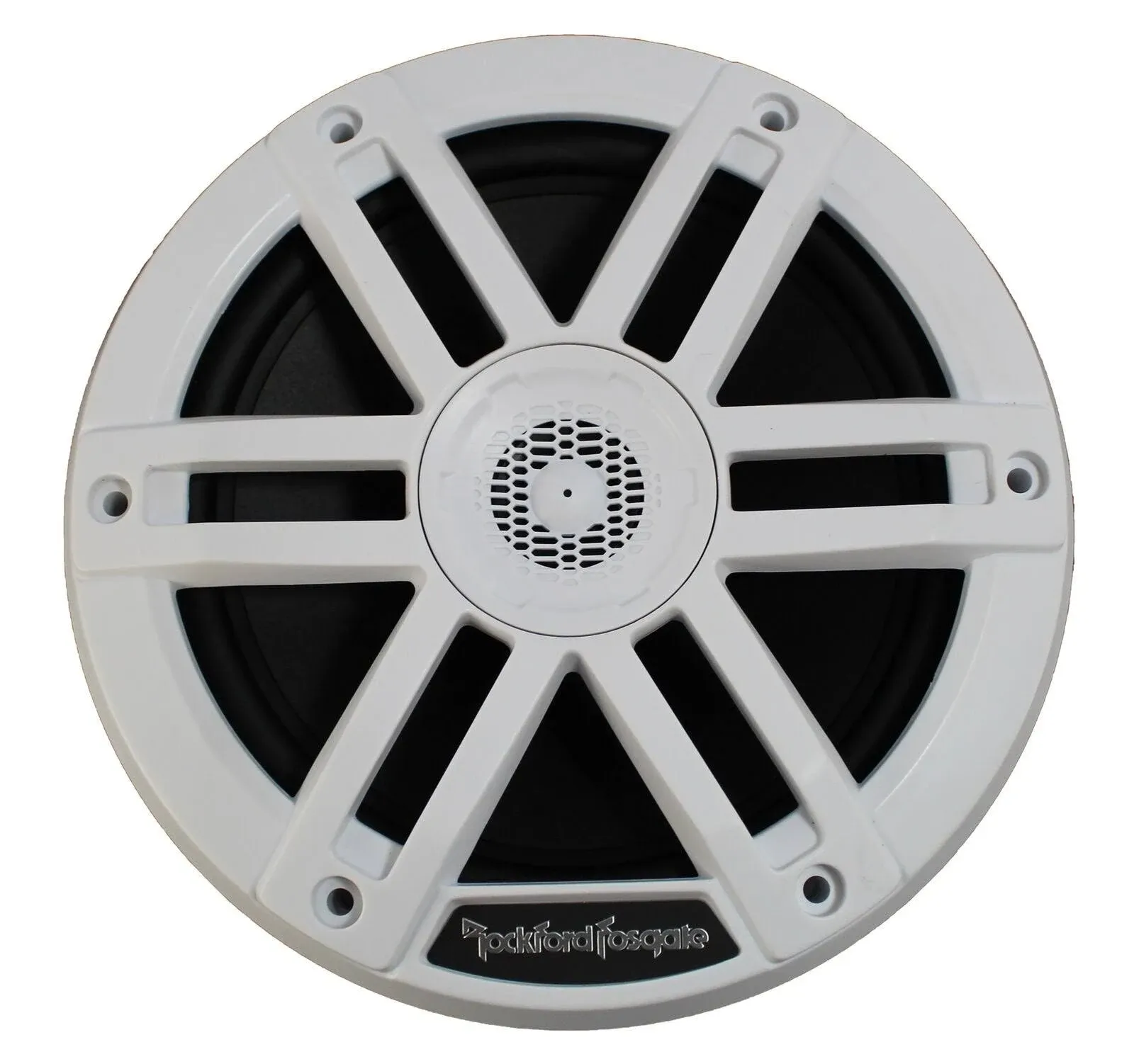 Rockford Fosgate M0-65 Weatherproof 2 Ways Full Range Marine 6.5 inch Speakers Set of 2, White