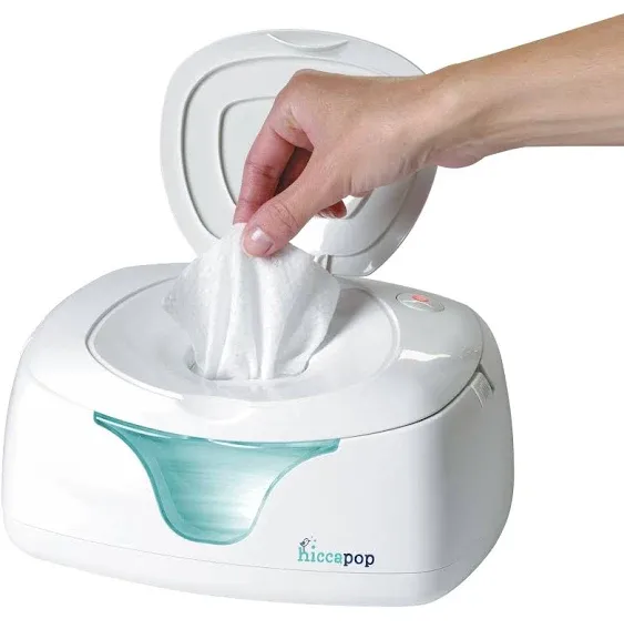 hiccapop Baby Wipe Warmer and Baby Wet Wipes Dispenser | Baby Wipes Warmer for Babies | Diaper Wipe Warmer with Changing Light | Baby Essentials