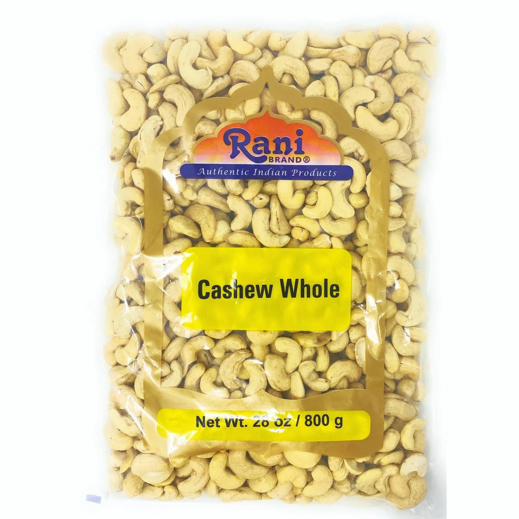 Rani Raw Cashews Whole (uncooked, Unsalted) 28oz (800g) ~ All Natural | Vegan