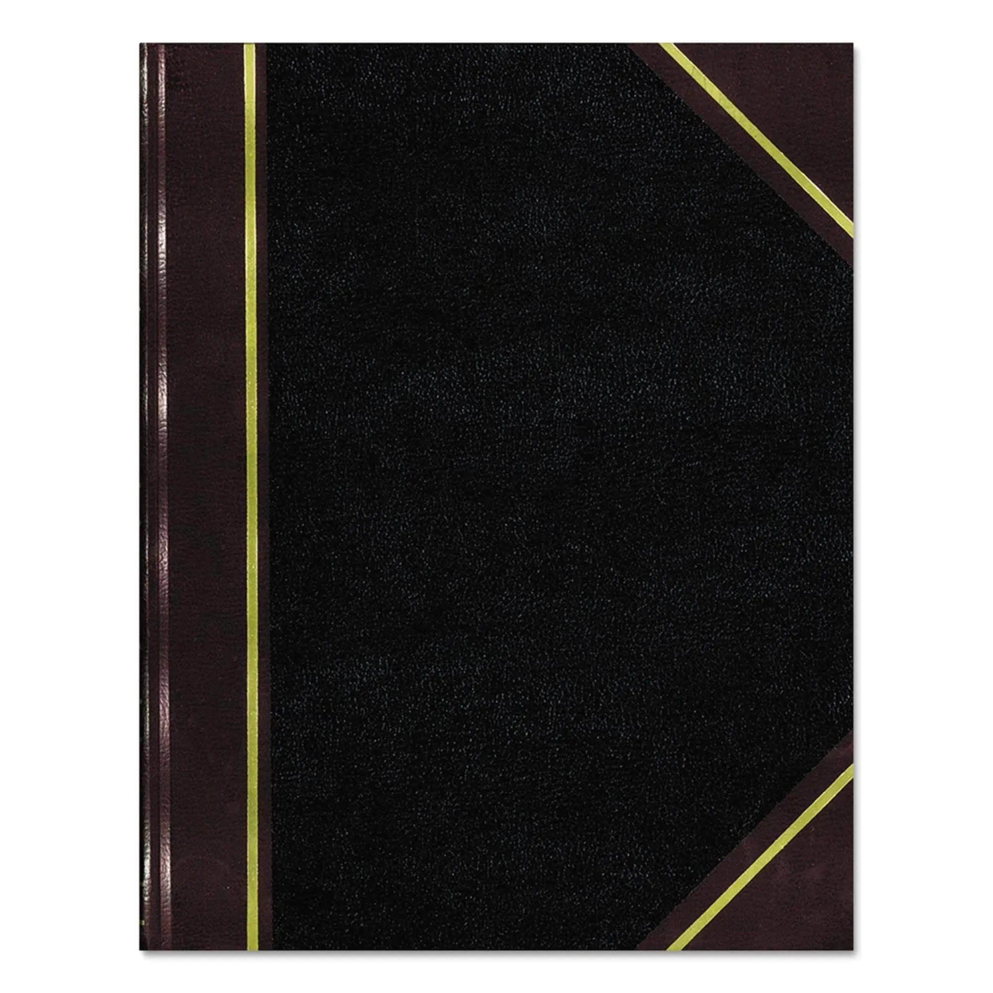 National 56231 Texthide Record Book Black/Burgundy 300 Green