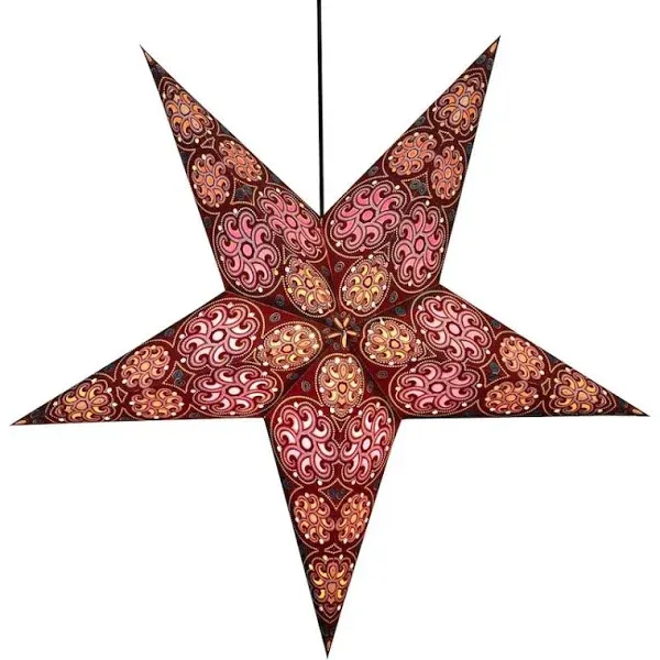 Paper Star Lantern Decoration - Hanging Star Lantern with Light, Perfect for Weddings, Christmas Holiday Birthday Party Celebration & Home DŽcor, Origin