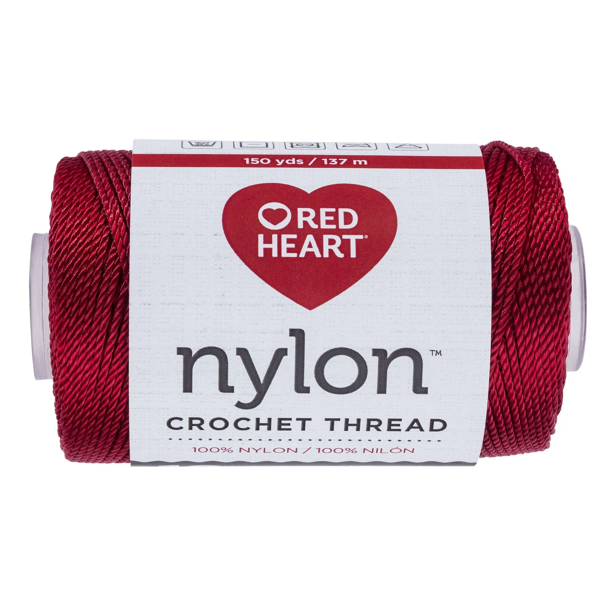 Red Heart Nylon Crochet Thread Size 18 Red