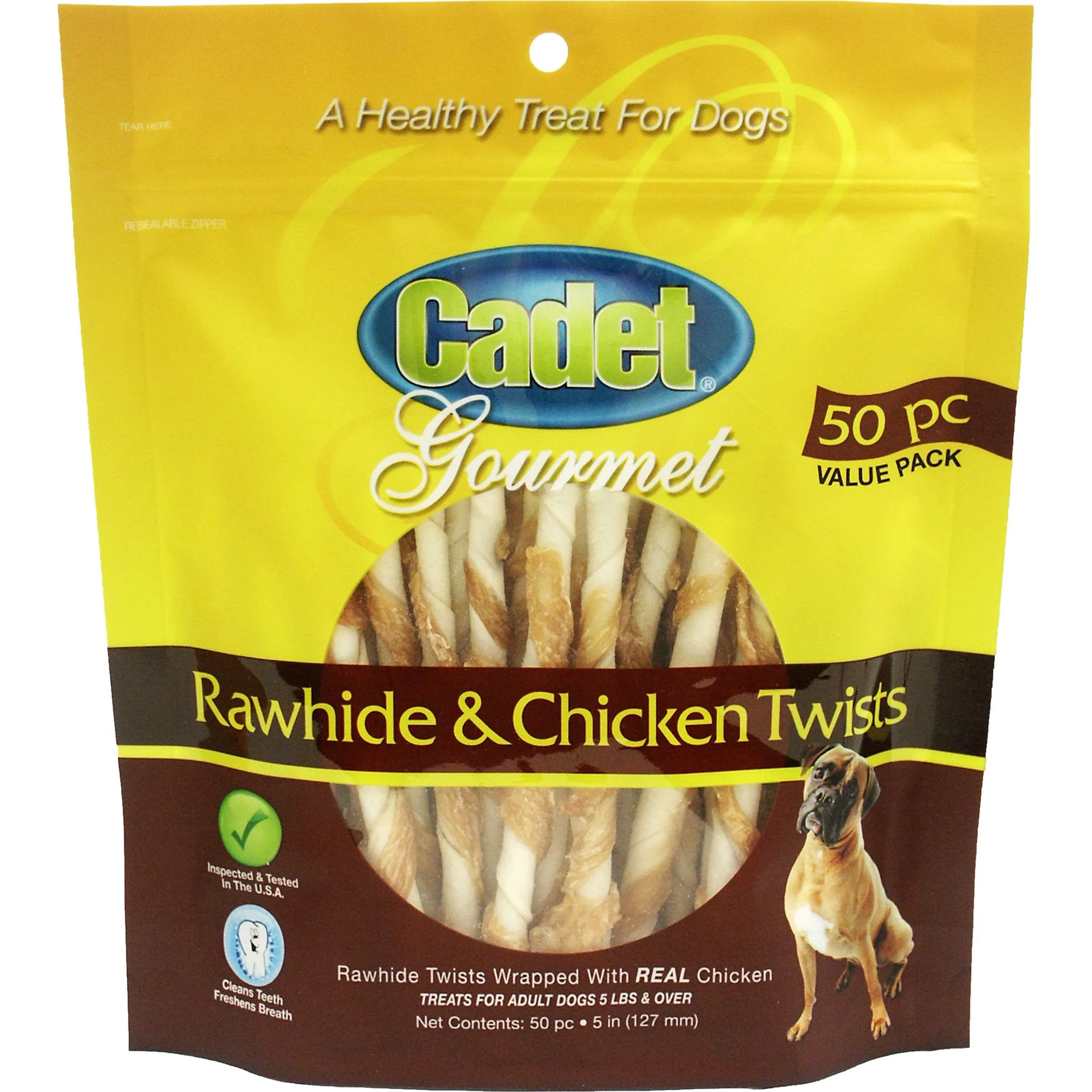 Cadet Gourmet Rawhide & Chicken Twist