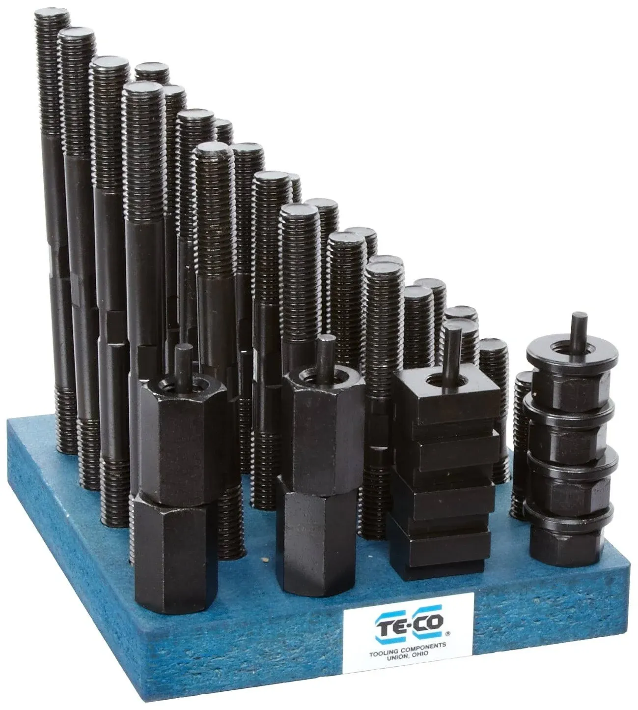 Te-Co 20608 38 Piece T-Nut and Stud Kit, 5/8"-11 Stud x 11/16" Table T-Slot