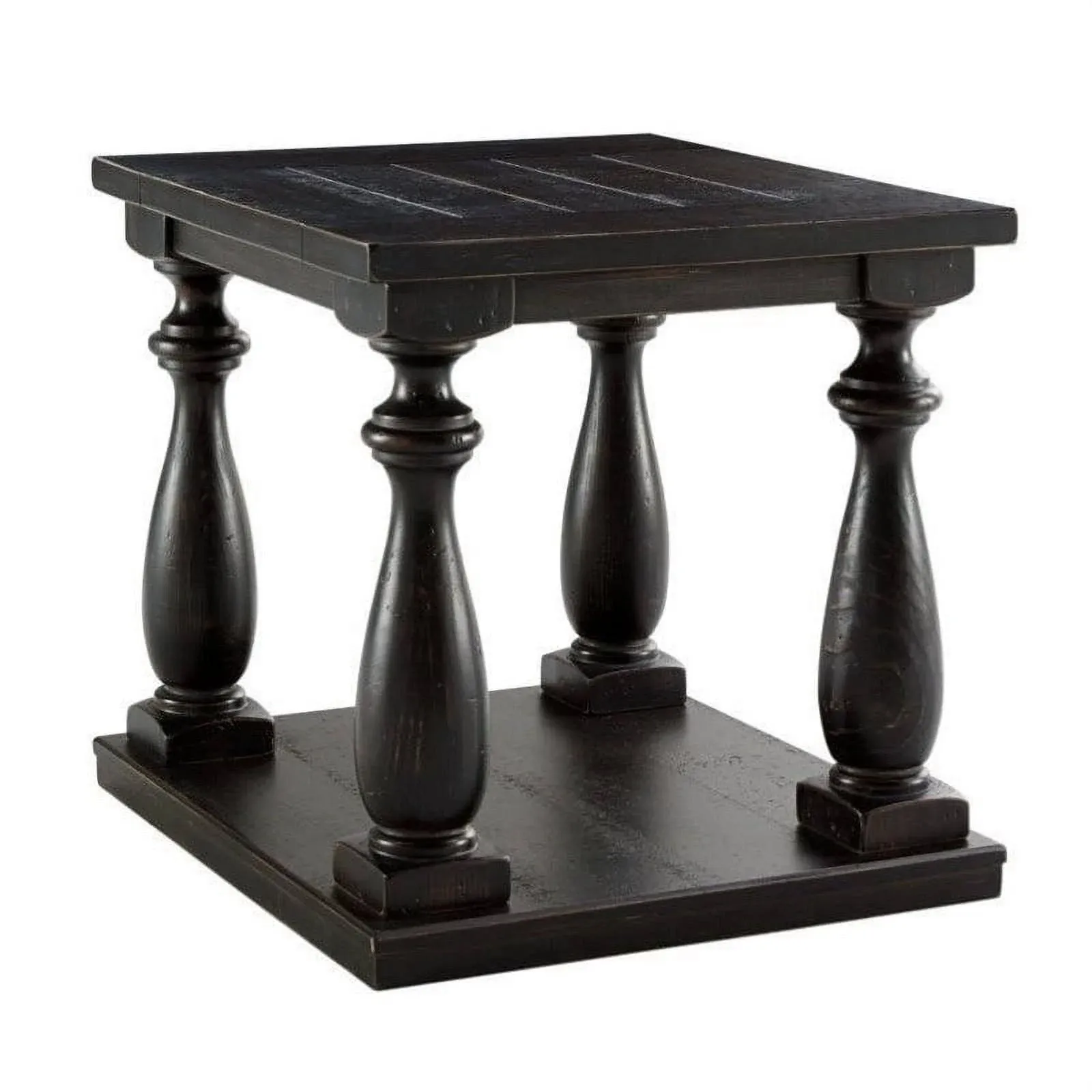 Ashley Mallacar Rectangular End Table - Black