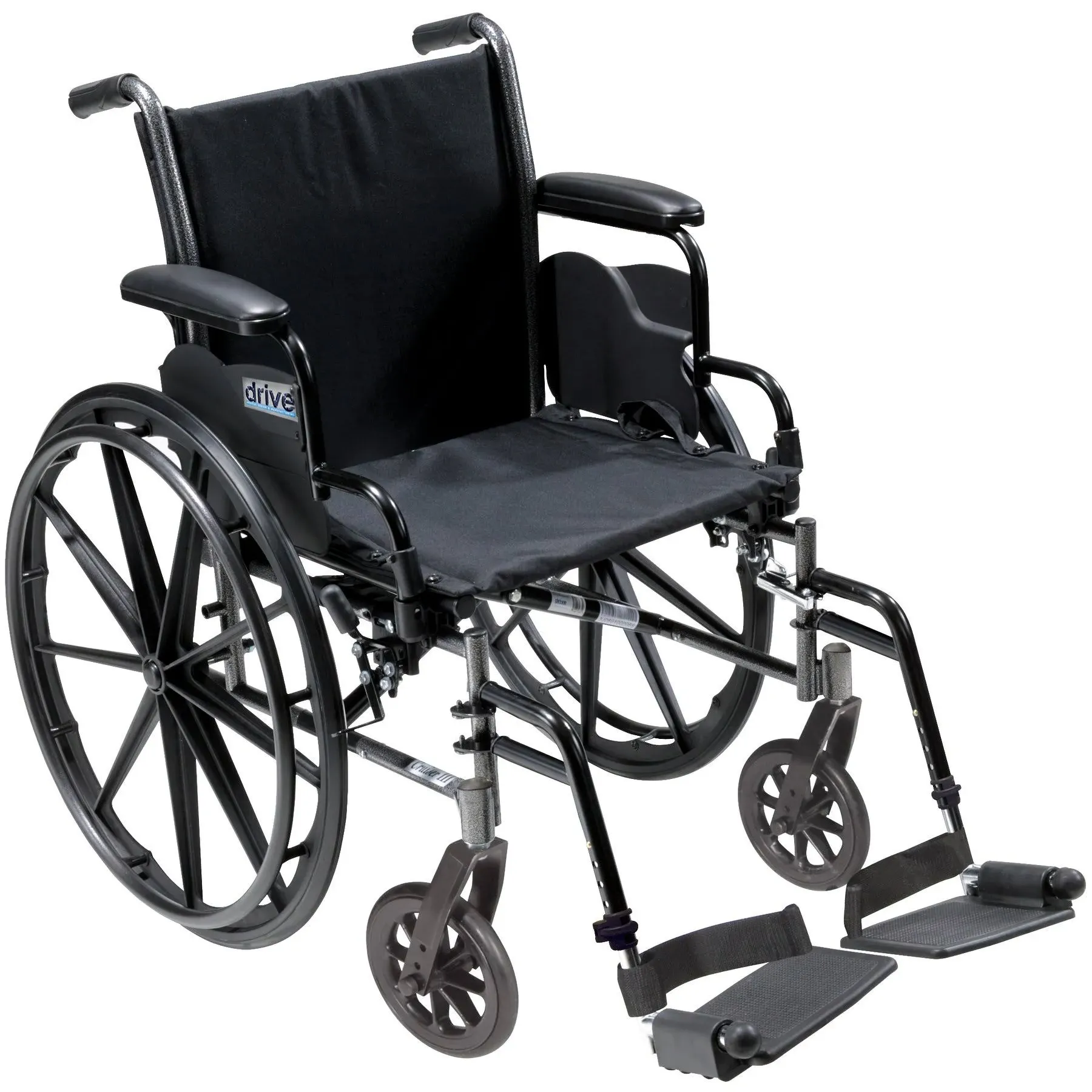 Drive Medical Cruiser III Wheelchair with Flip Back Removable Arms