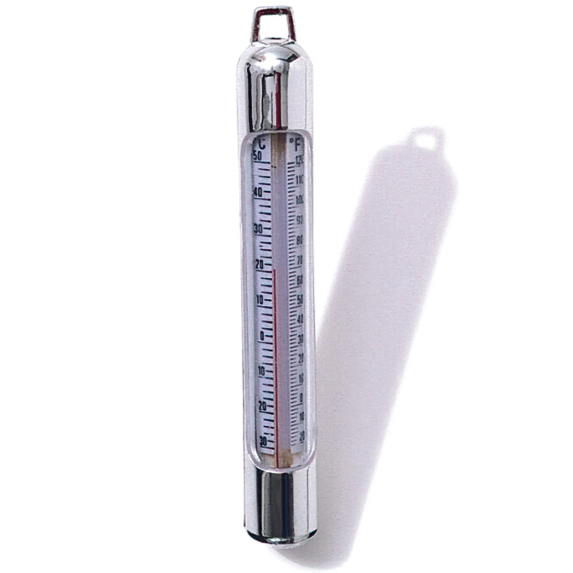 Deluxe Chrome Thermometer