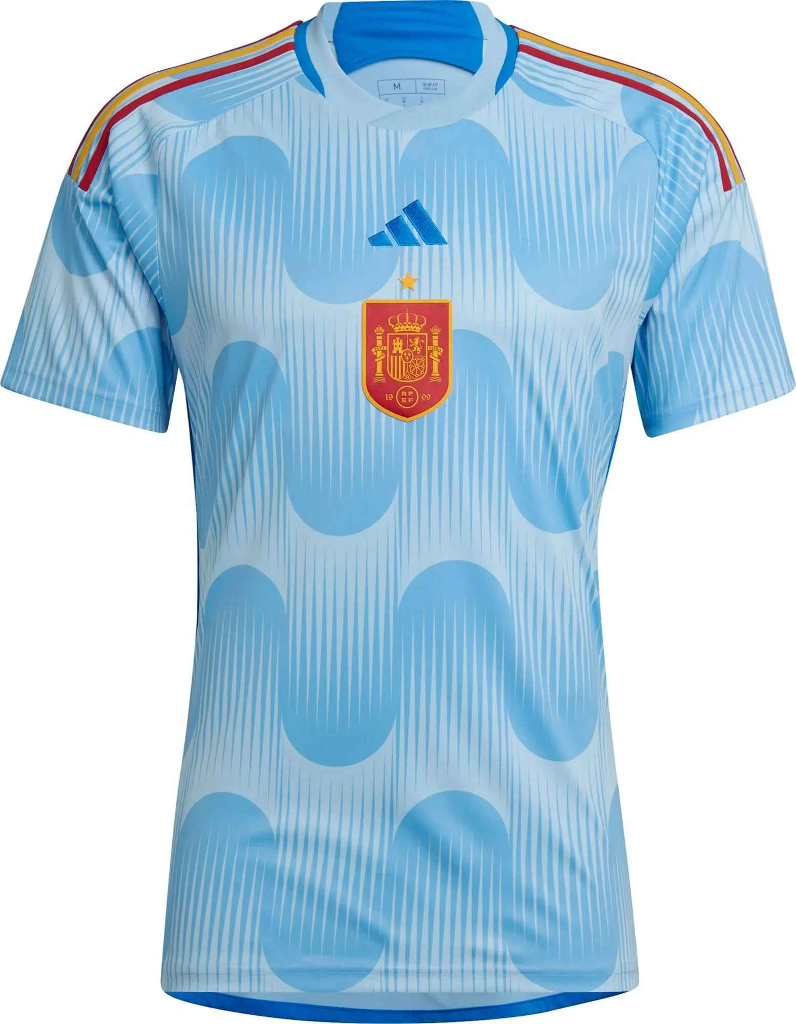 adidas Spain WC 2022 World Cup Away Jersey - Glow Blue