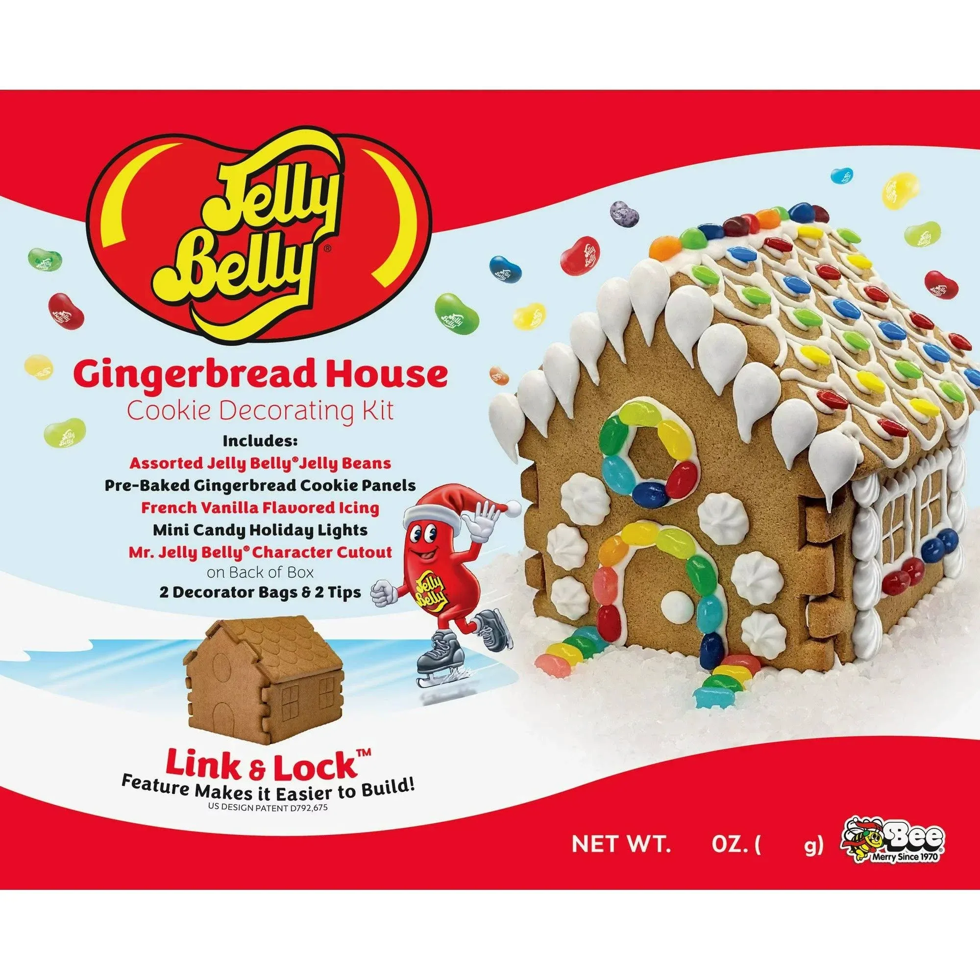 Jelly Belly Ready to Build Gingerbread House Kit. 26 oz