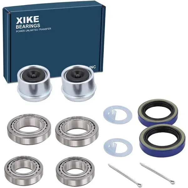 2 Set Fits 1-1/16&#039;&#039; to 1-3/8&#034; inch Axles Trailer Wheel Hub Kit, L68149/11 ＆ L...