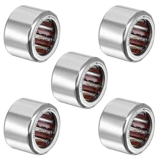 uxcell RC081208 Needle Roller Bearings, One Way Bearing, 1/2" Bore 3/4" OD 1/2" Width 5pcs