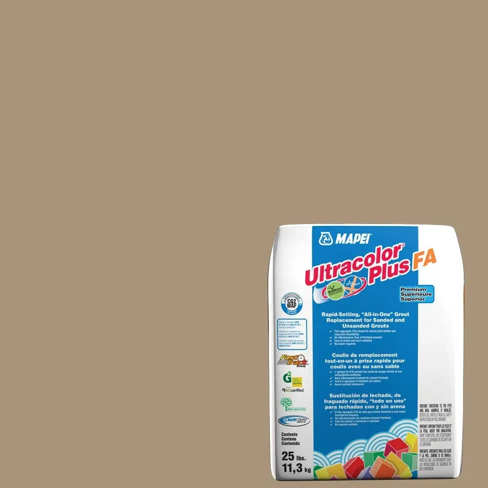 MAPEI Ultracolor Plus FA 25-lb Mocha #5042 All-in-one GroutMAPEI Ultracolor Plus FA 25-lb Mocha #5042 All-in-one Grout