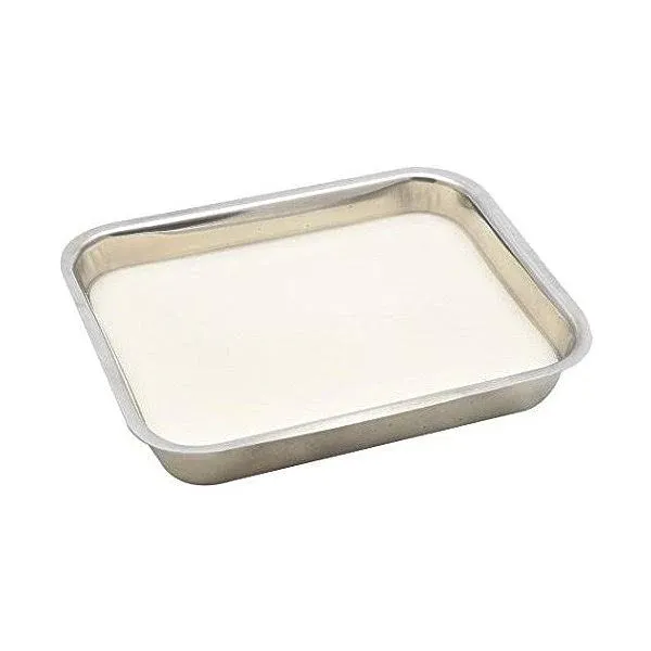 Dissection Tray, 12 Inch - Stainless Steel - Wax Lined