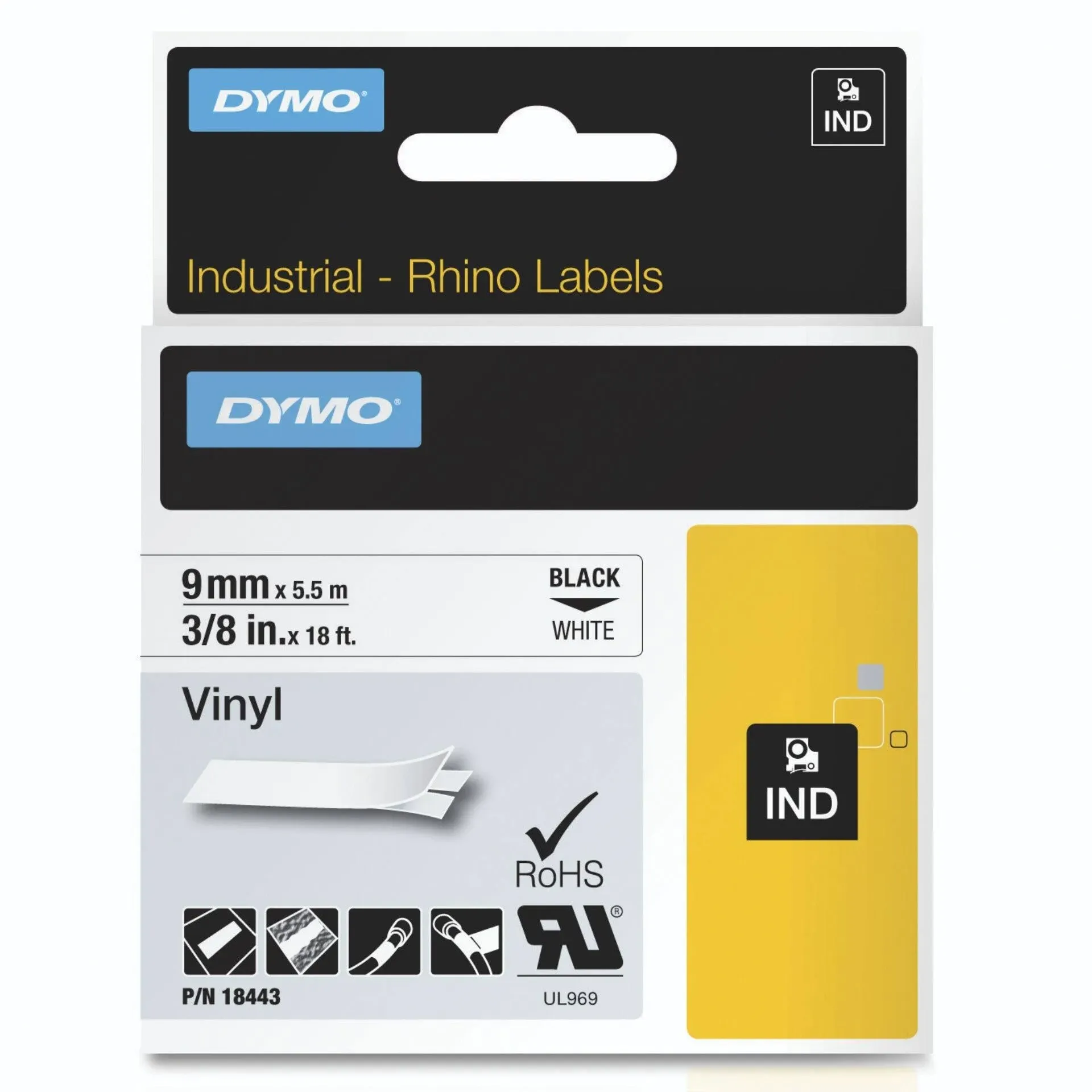 Dymo Rhino Industrial Vinyl Labels - 18443