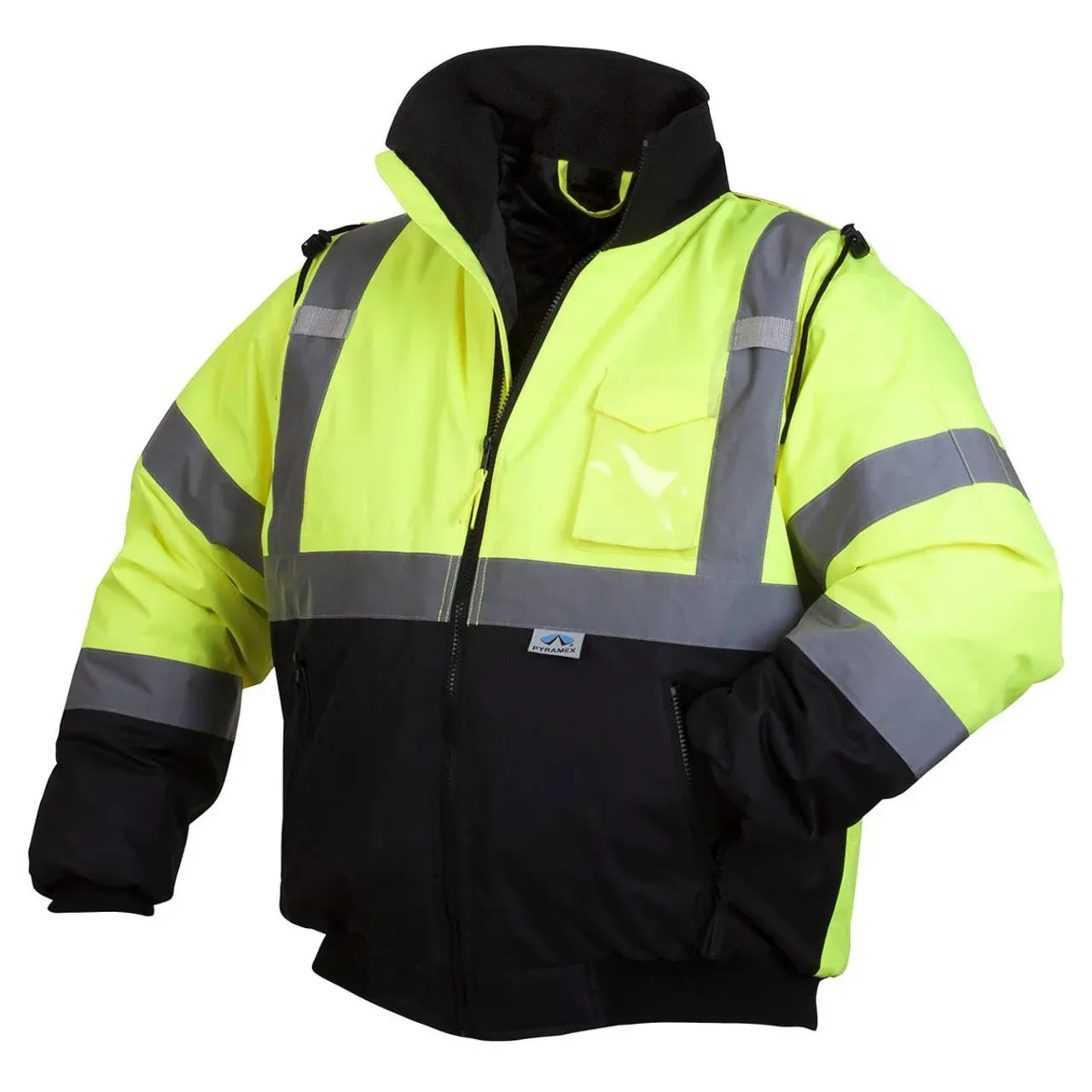 Pyramex RJ3210 Type R - Class 3 Hi-Vis Lime Jacket