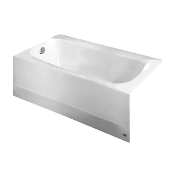 Cambridge 60 in. x 32 in. Soaking Bathtub with Left Hand Drain in White