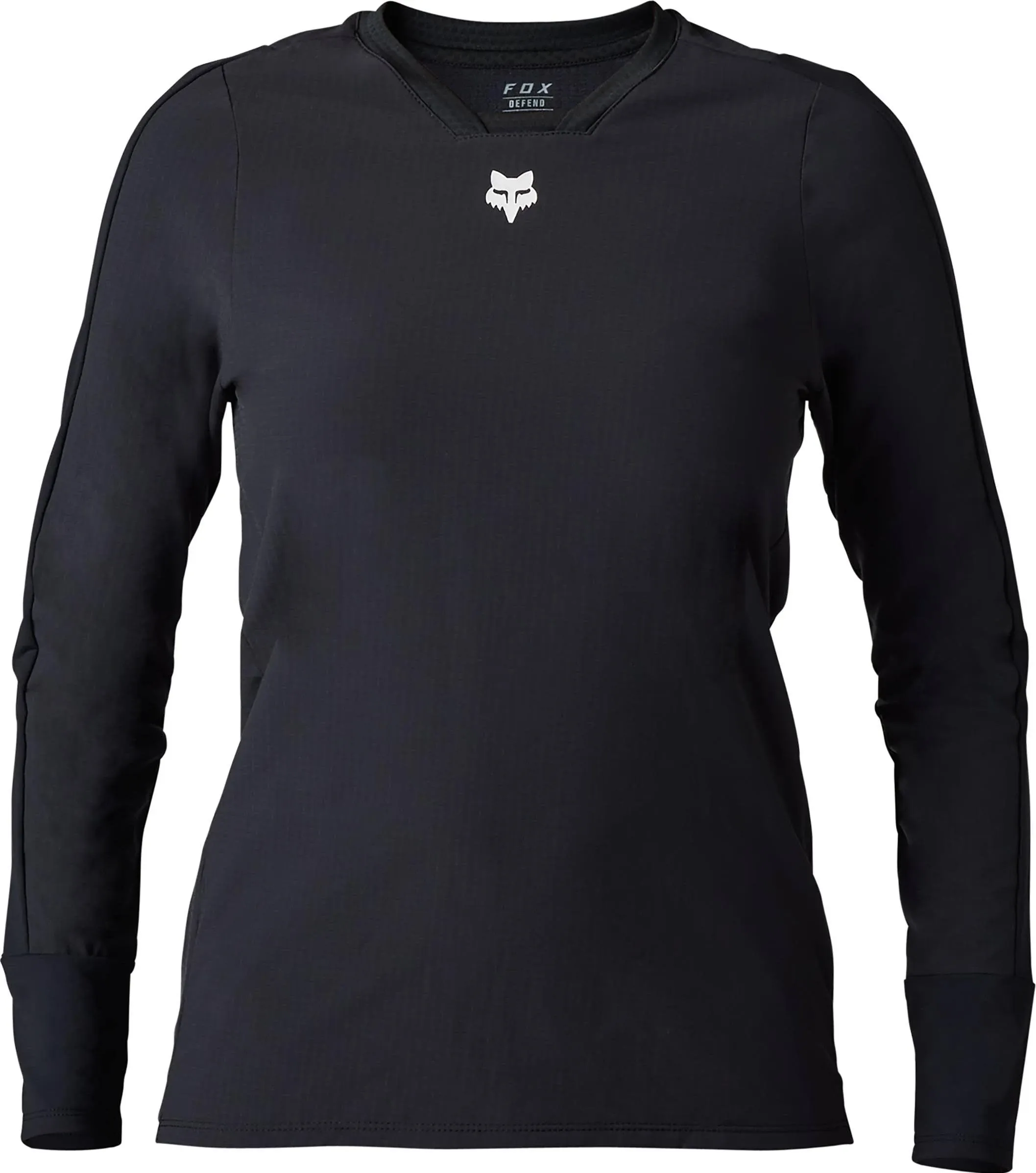 Fox Racing Defend Thermal Jersey - Women's Black Lunar, L