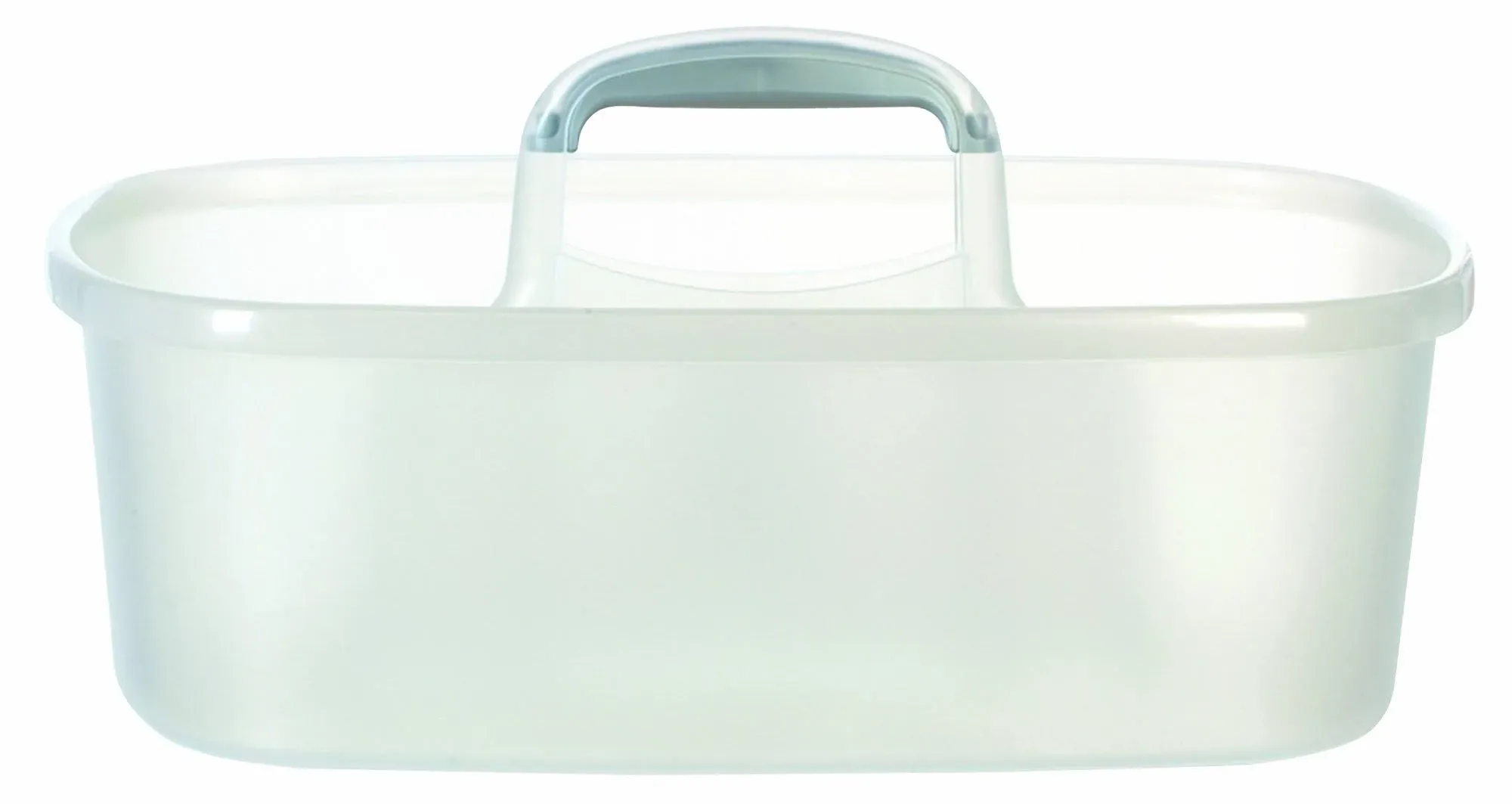 Casabella Plastic Multipurpose Cleaning Storage Caddy with Handle, 1.85 Gallon, 