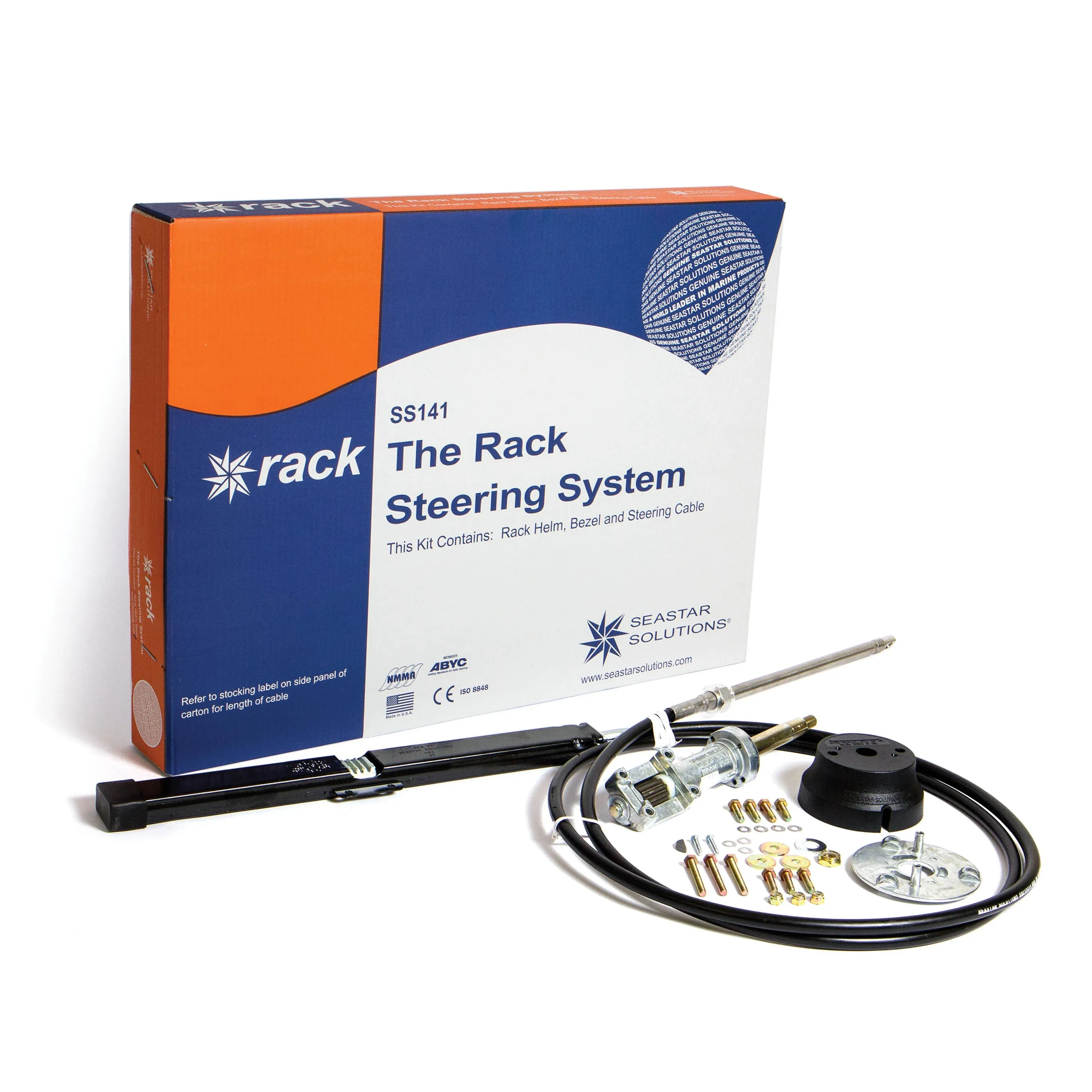 The Rack - Stern Drive Rack & Pinion Steering System - with 13 ft Cable