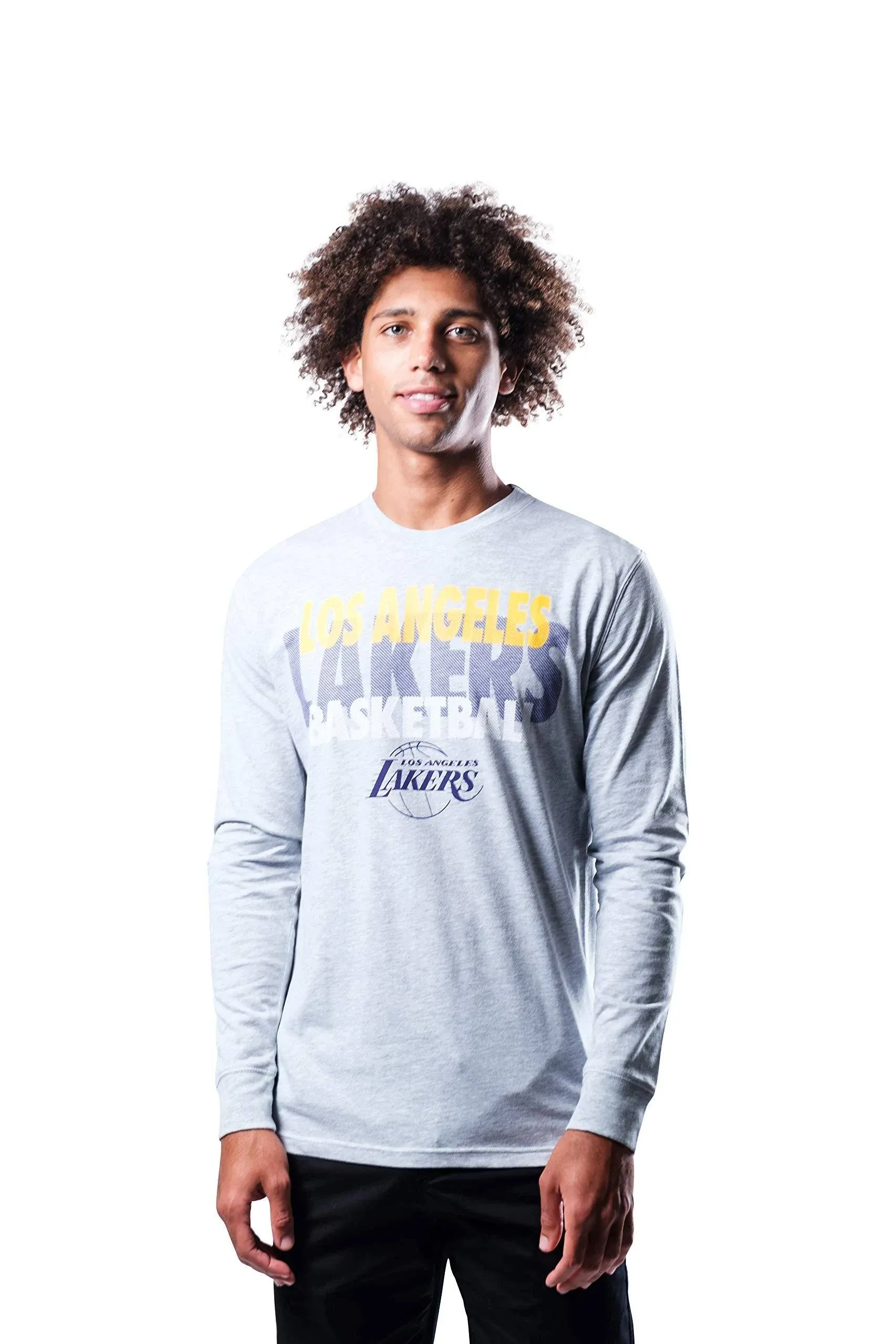 Ultra Game NBA Men's Super Soft Supreme Long Sleeve T-Shirt