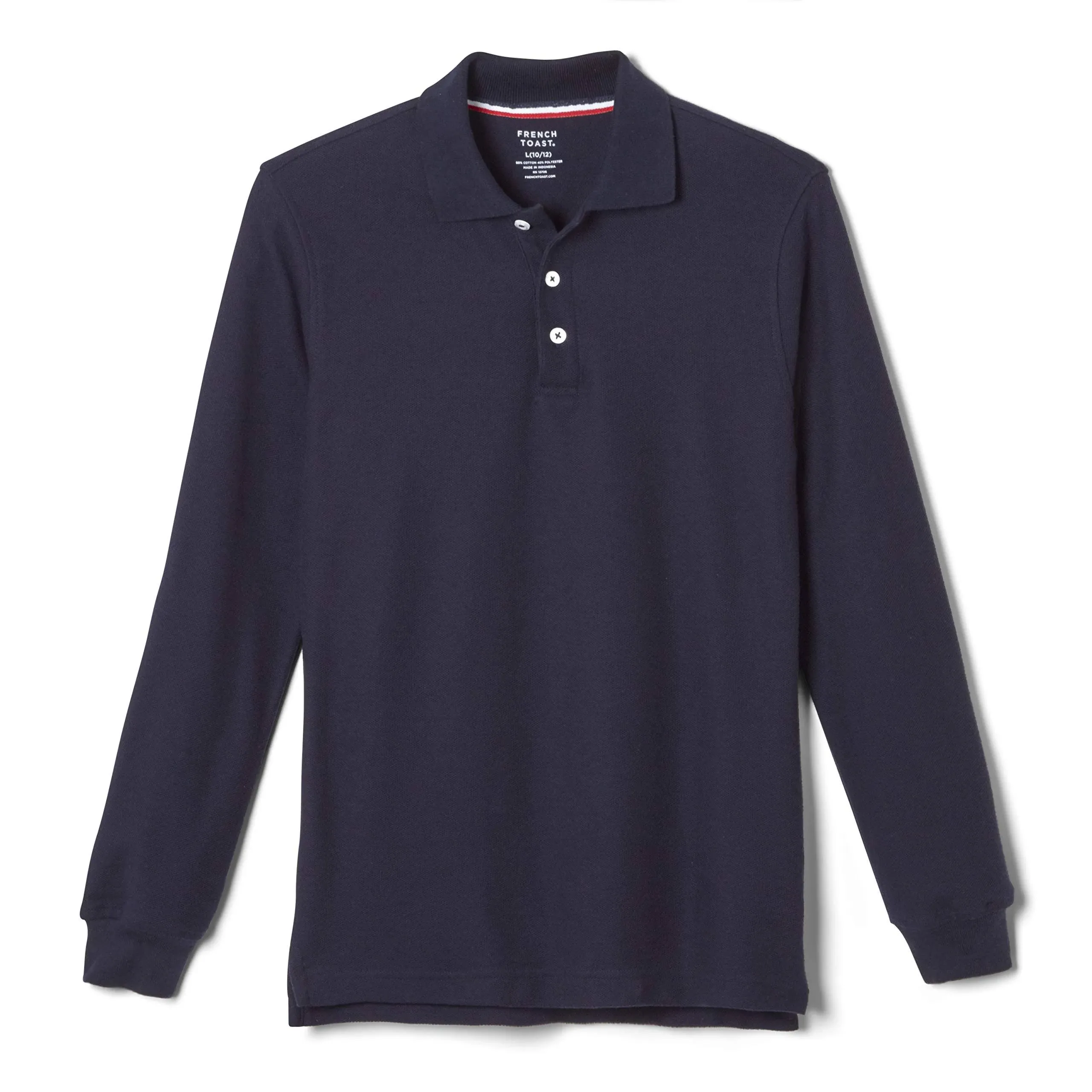 Long Sleeve Pique Polo