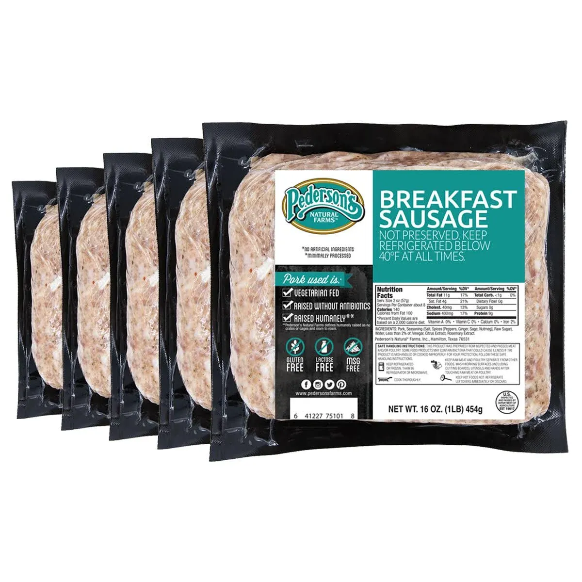 Ground Breakfast Sausage (5 Pack)