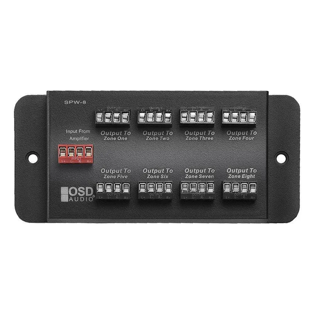 OSD Audio 8 Zone Speaker Distribution Panel