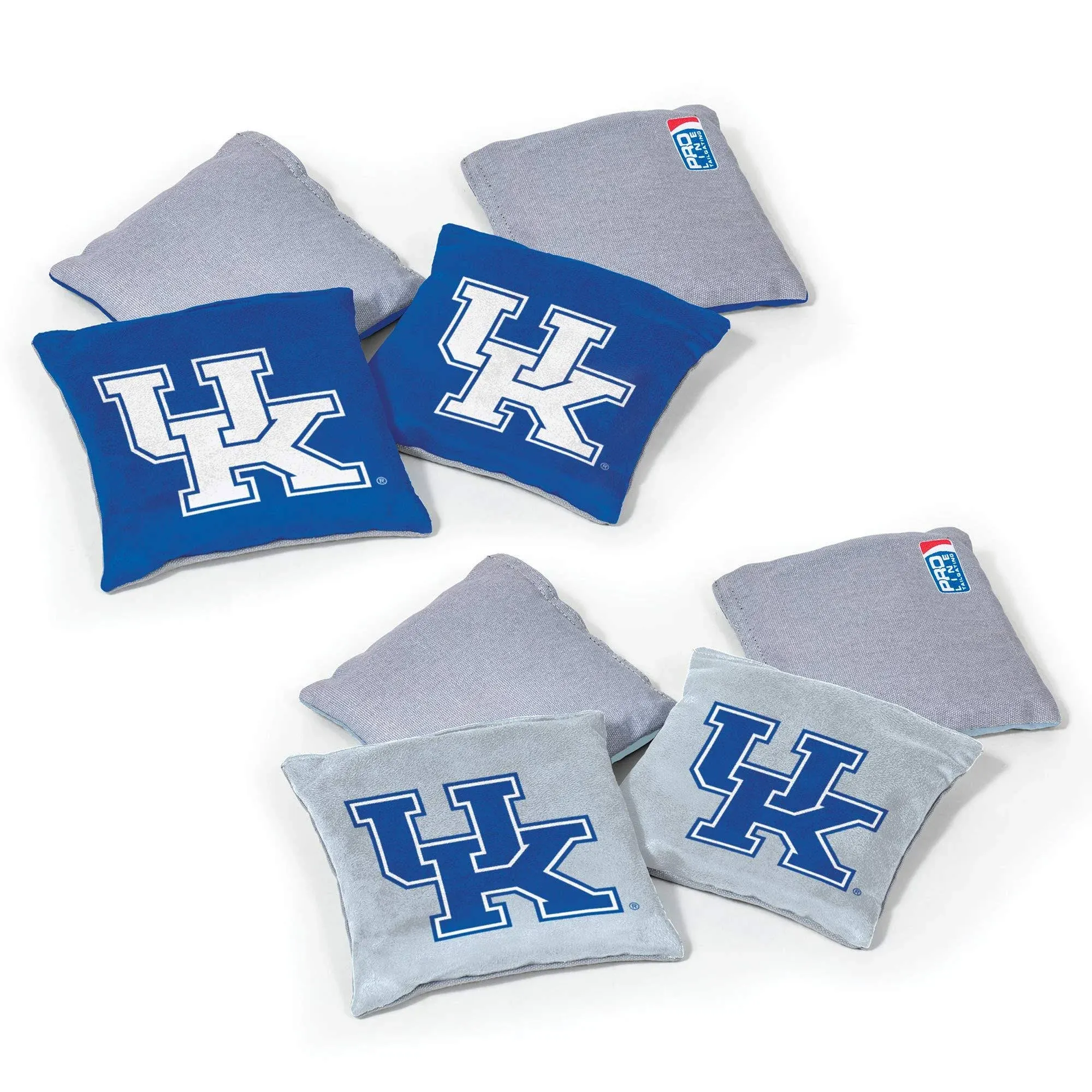 NCAA College Dual Sided Bean Bags by Wild Sports, 8 Count, Premium Toss Bags for Cornhole Set - Great for Tailgates, Outdoors, Backyard