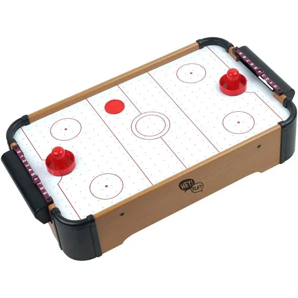 Hey! Play! Mini Table Top Air Hockey Game 