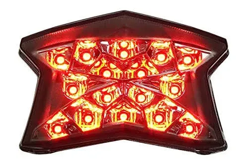 Motodynamic Integrated Sequential LED Tail Lights Smoke Lens for 2017-2019 ...