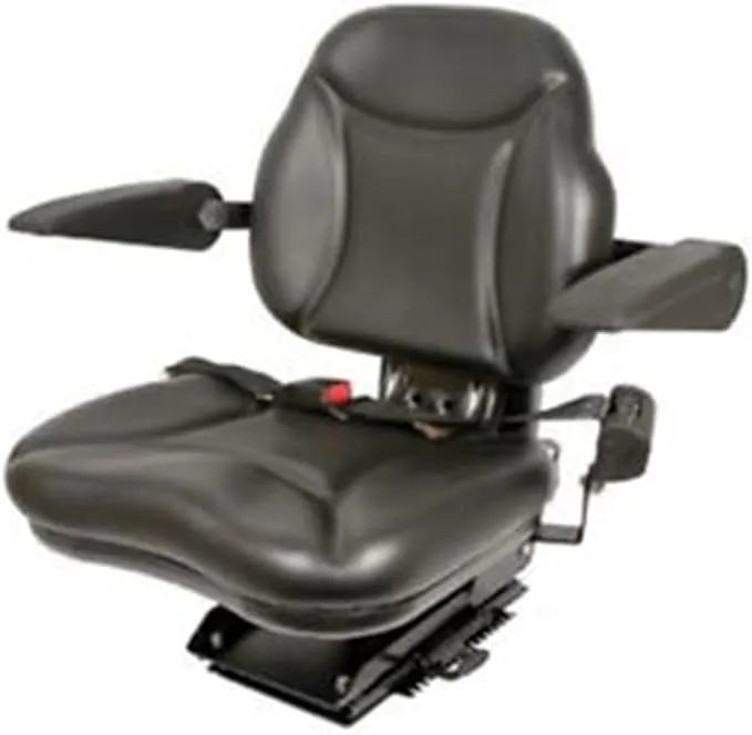 A & I Products Big Boy Suspension Tractor Seat — Black, Model BBS108BL