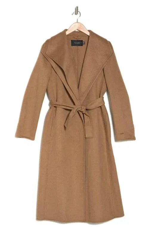 Tahari Elliot Wool-Blend Wrap Coat