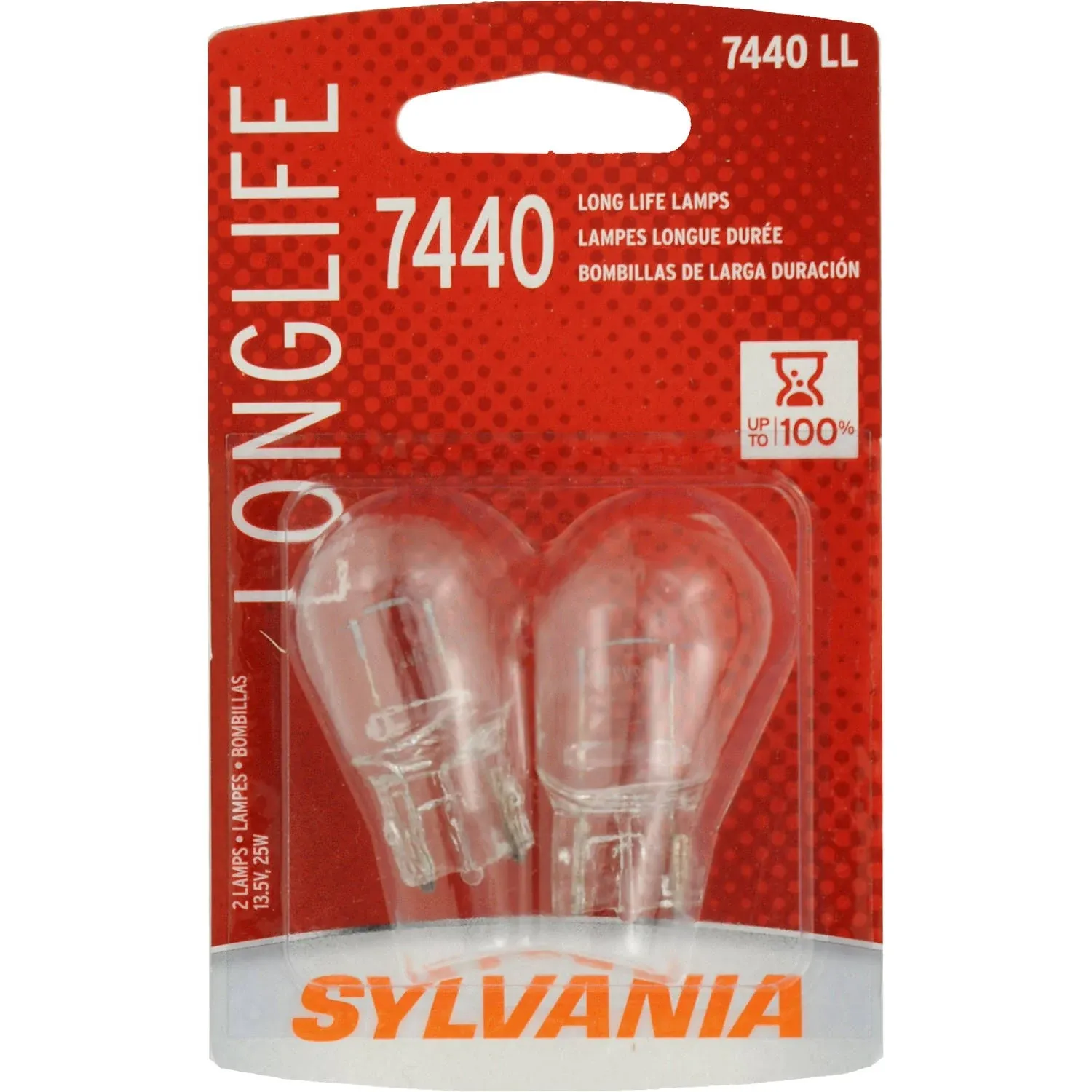 Sylvania 7440 Long Life Miniature Bulb