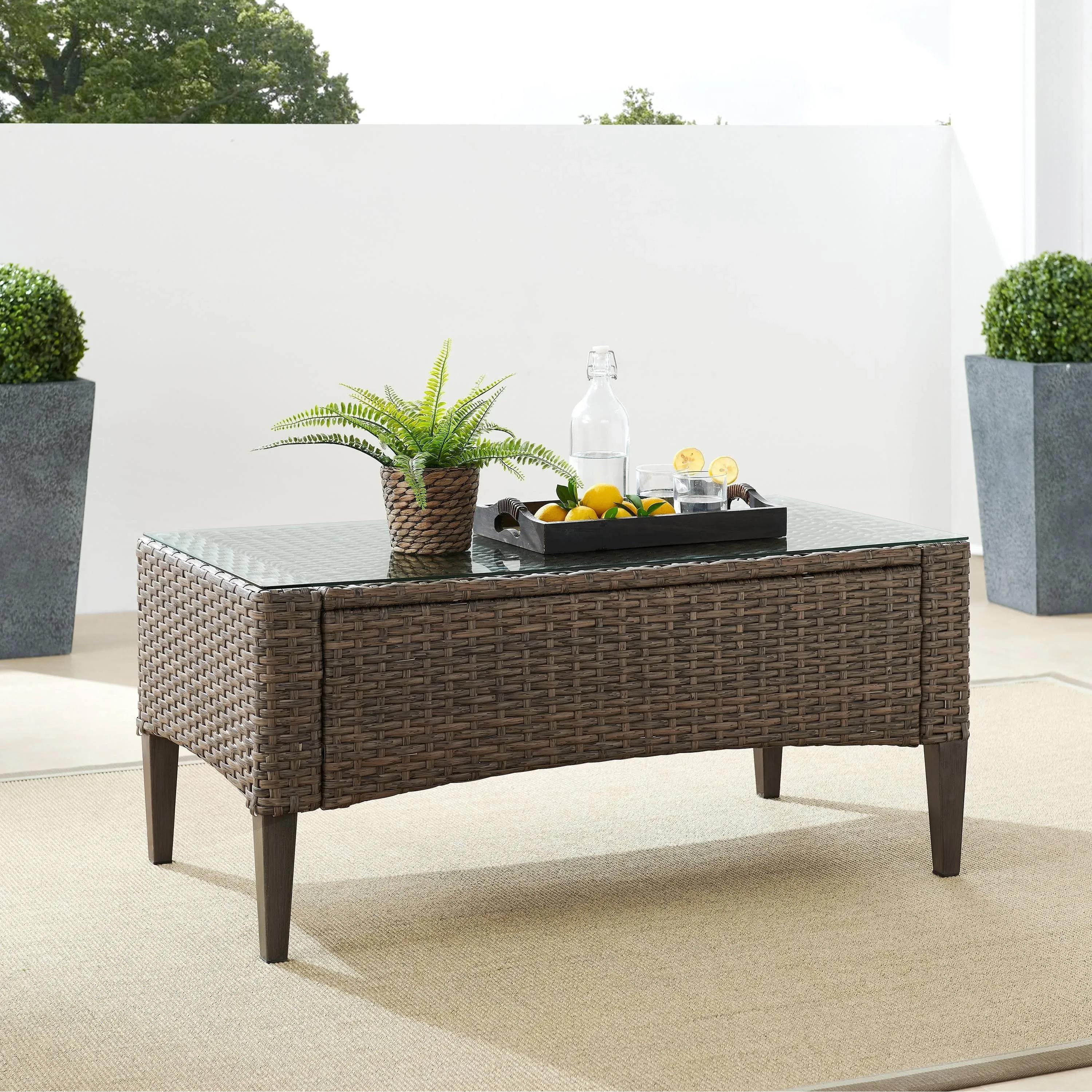 Rockport Oatmeal Patio Coffee Table