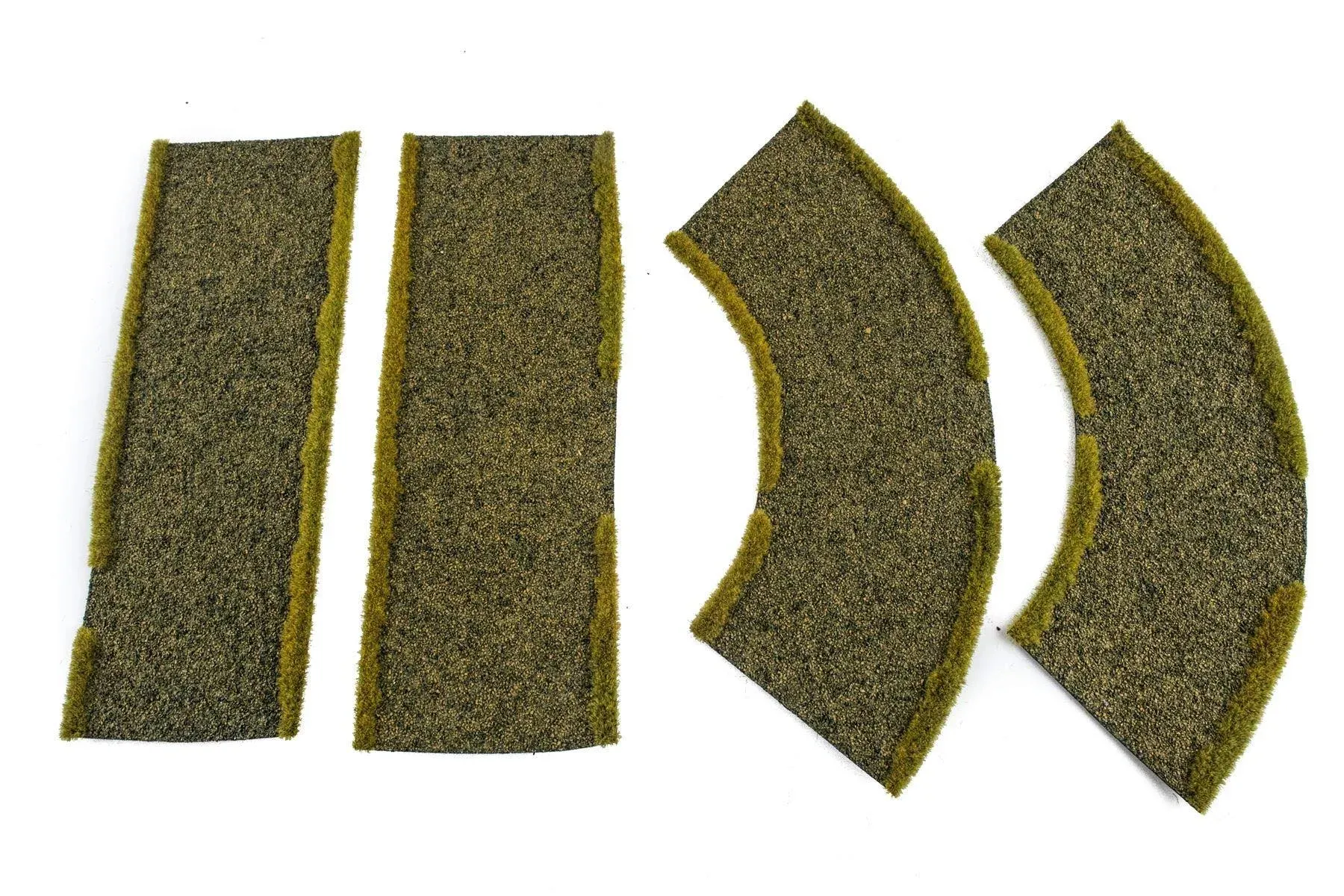 WWG Dirt Road Straight and Curved Sections Set of 4 – 28mm Wargaming Terrain