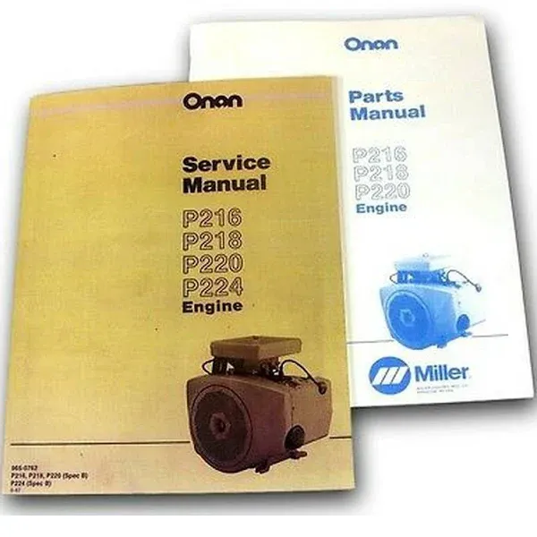 Lot Onan Engine 16 18 20 24 Hp Service Parts Shop Repair Overhaul Manual