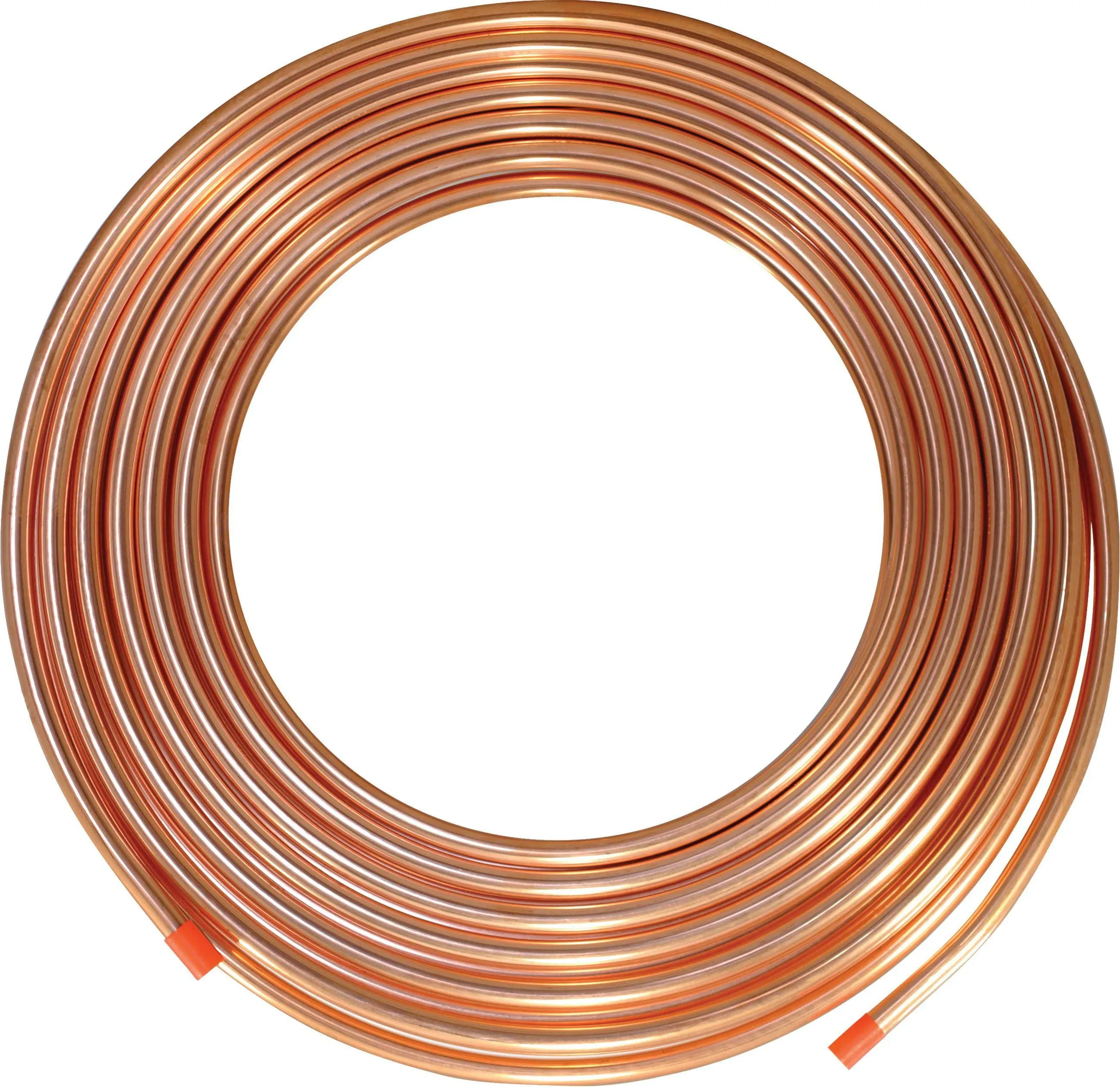 BELLA BAYS Copper Tubing 1/4" OD x 0.194" ID x 100Ft, 99.9% C12200 ASTM B280 Refrigeration ACR Tubing Seamless Soft Coil Round T2 Pure Copper Tube for HVAC System, Refrigerators, Industry, DIY