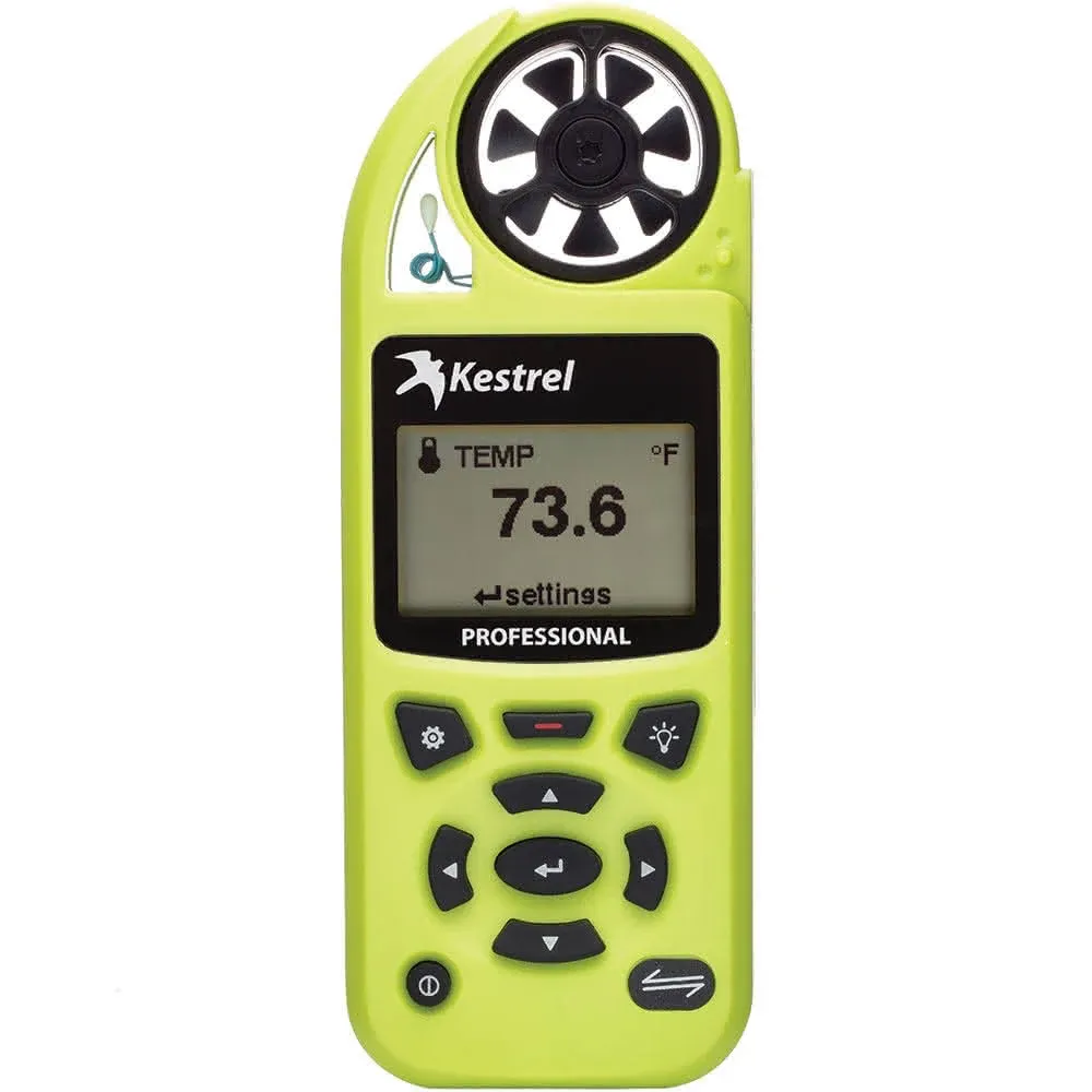 Kestrel 5200 Professional Weather Meter - High Viz Green