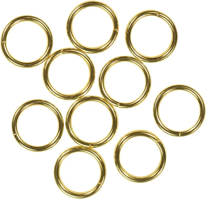 10 14K Gold Fill Split Rings OD: 4.5mm ID: 3.3mm