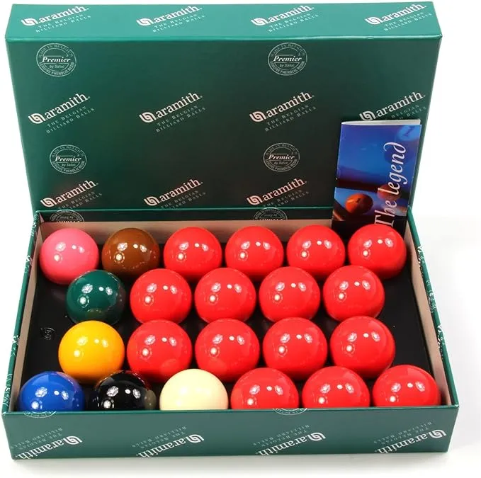 Aramith Premier Snooker Balls Full Size 2 1/16"