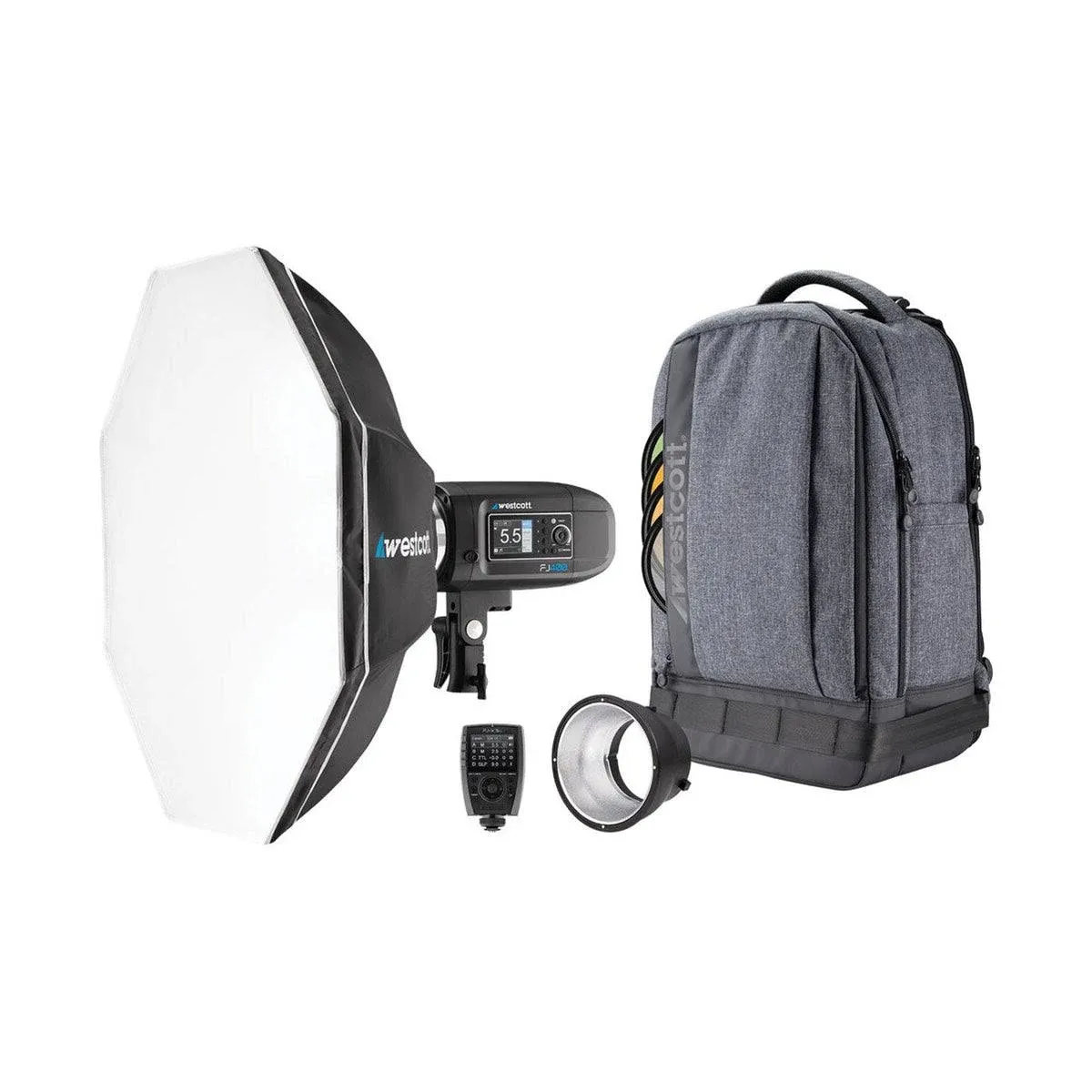 Westcott FJ400 Strobe 1-Light Backpack Kit with FJ-X3 M Universal Wireless Trigger