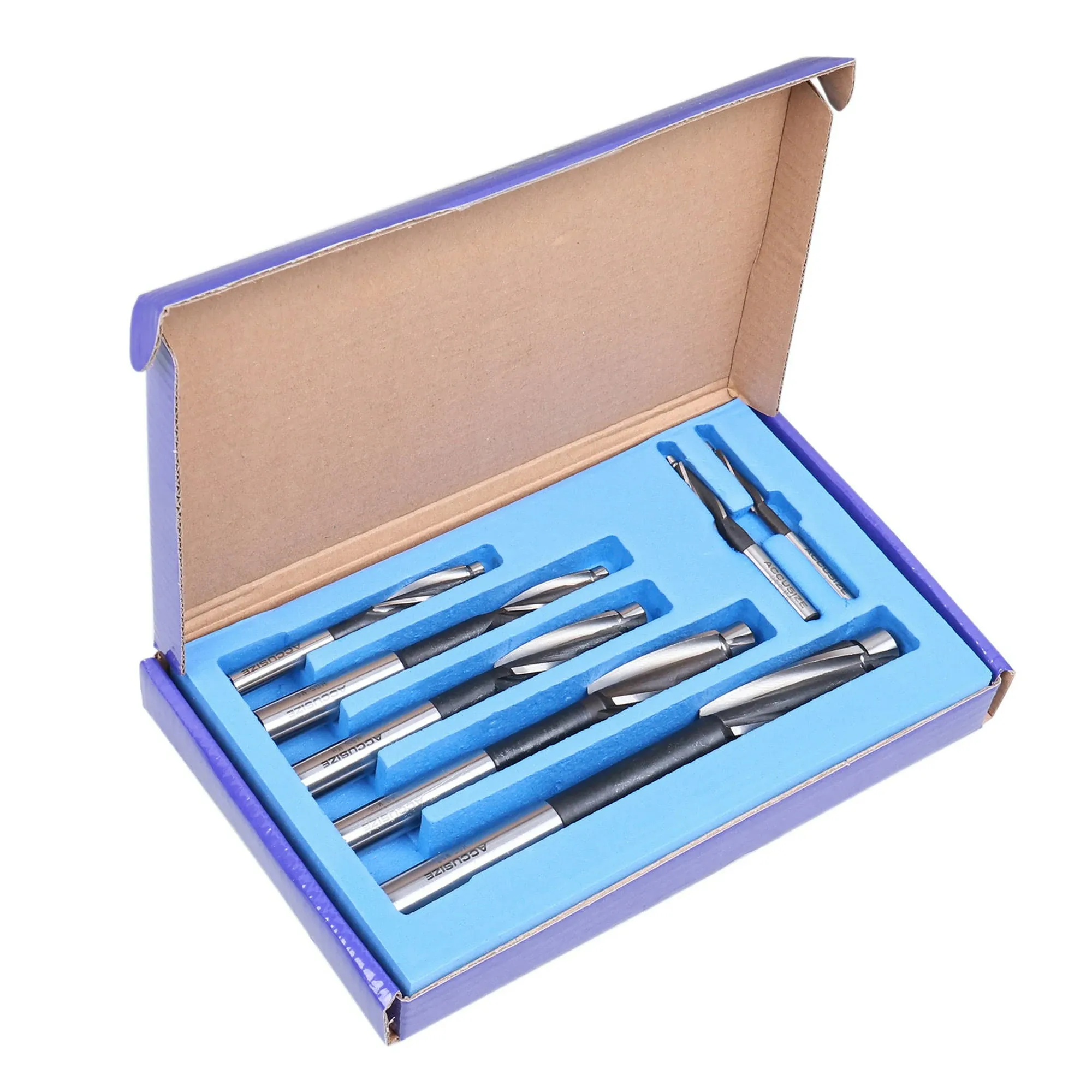 Accusize Metric H.s.s. Solid Cap Screw Counterbore Set, 7-Piece Set, 508s-007m ...