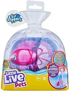 Little Live Pets Lil Dippers S1 Single Pack Toy Fish, Interactive, Animated ...