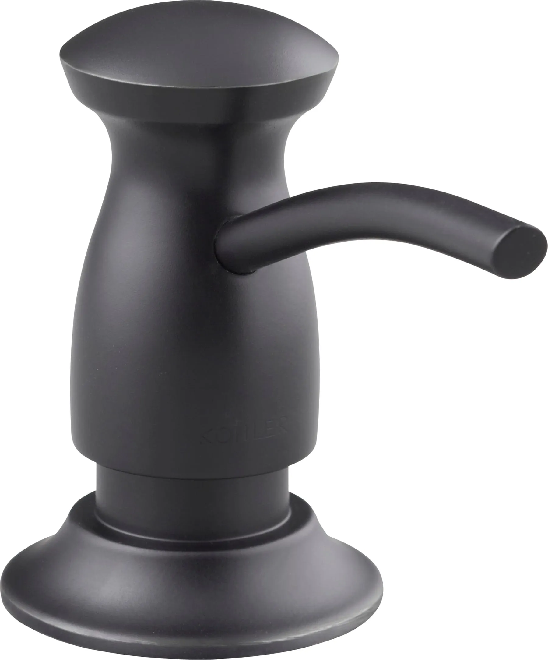 KOHLER Matte Black 16-oz Capacity Deck-mount Soap and Lotion Dispenser Lowes.com