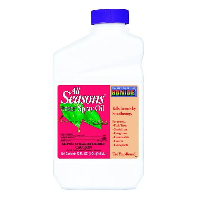 Bonide All Seasons Horticultural &amp; Dormant Spray Oil, 32 oz Concentrate,..<wbr/>.