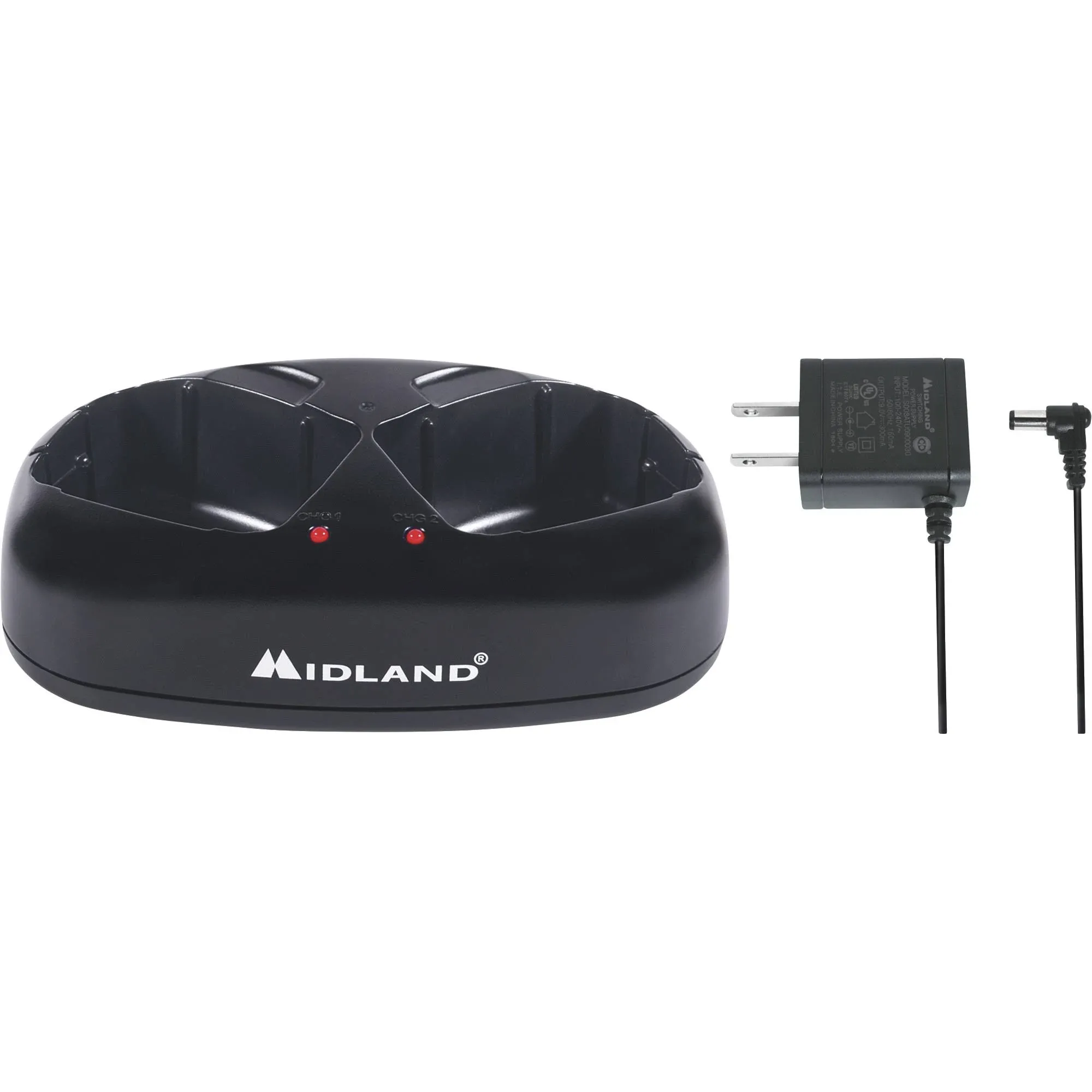 Midland AVP10 Dual Desktop Charger with AC Adapter (18CVP8)