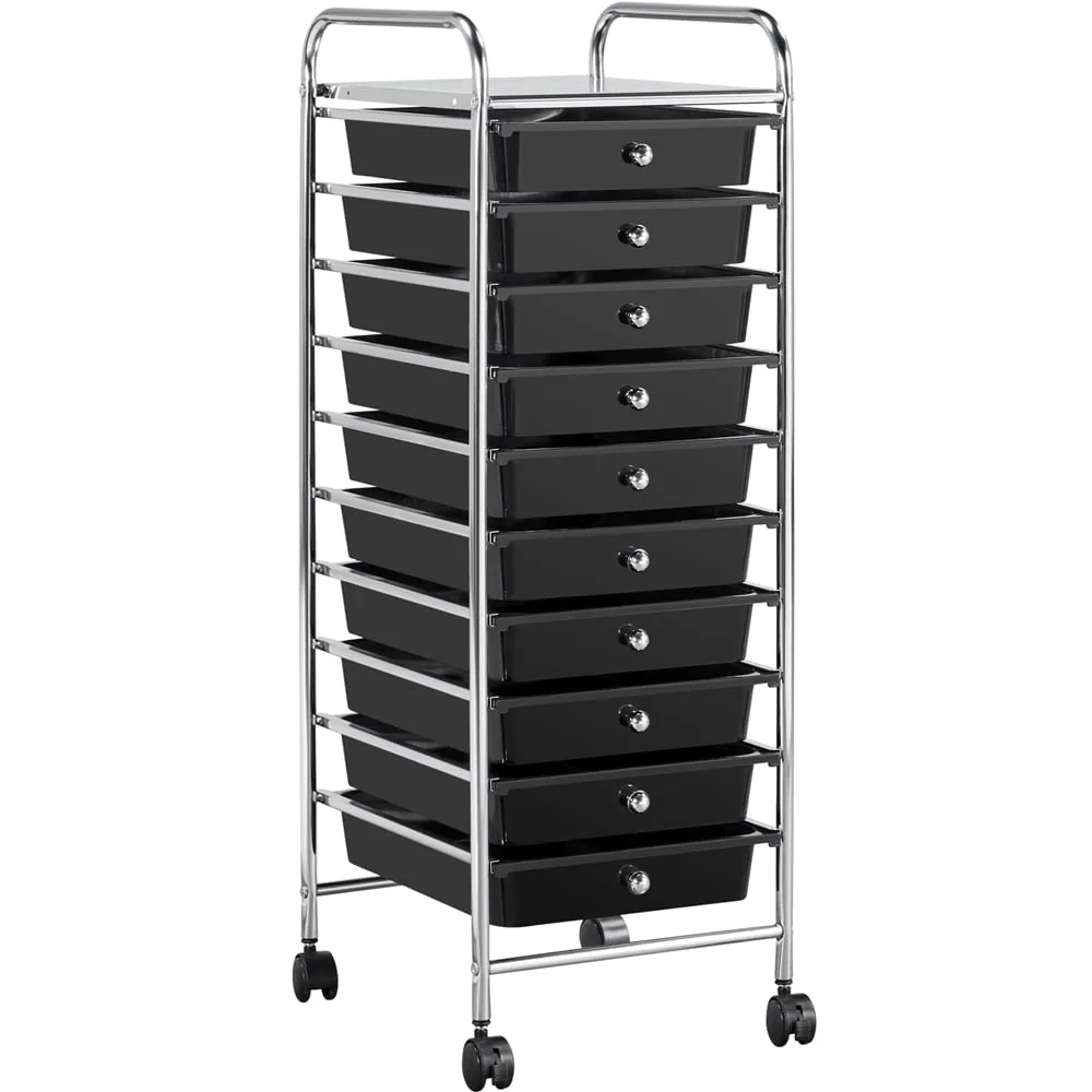 Renwick 10 Drawer Rolling Storage Cart