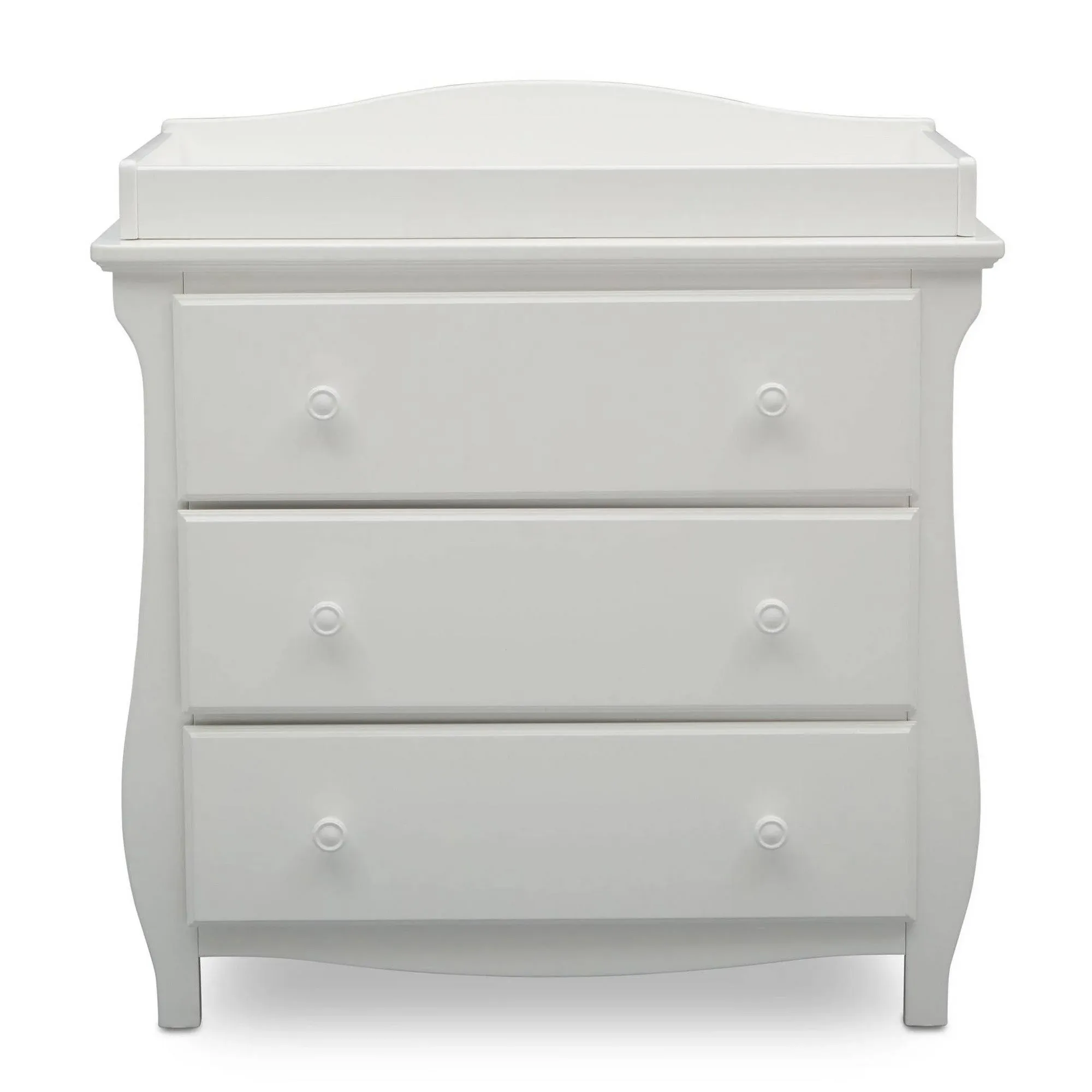 Delta Children Lancaster 3 Drawer Dresser with Changing Top and Interlocking Drawers