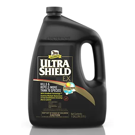 Absorbine UltraShield EX Insecticide and Repellent for Horses, 1 gal.